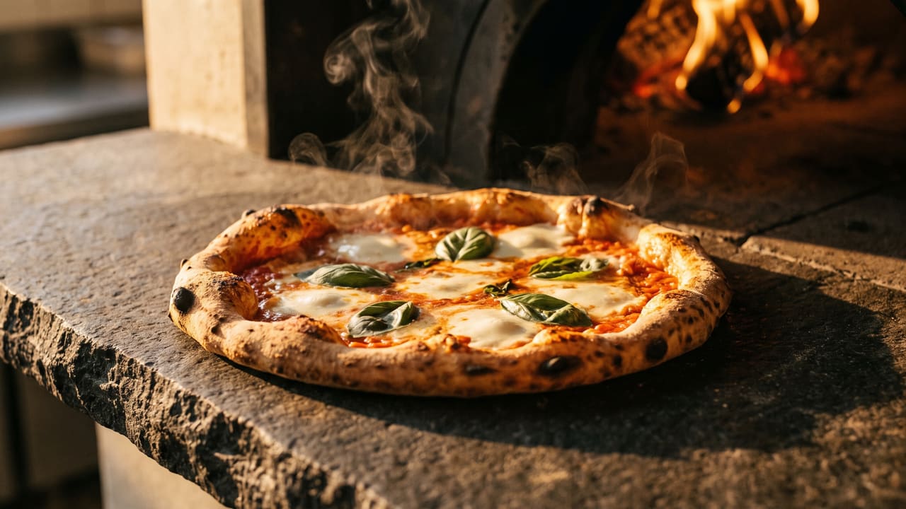 Čerstvá pizza margherita